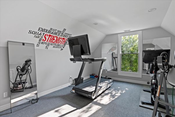 Fitness Equipment, Interior, Recessed Lighting