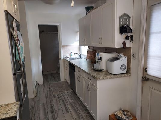 Interior, Kitchen, Wood Texture Flooring