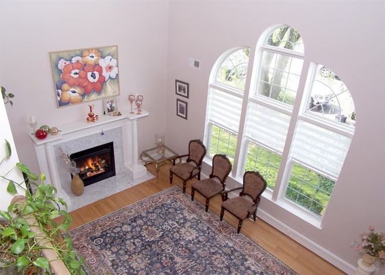 Fireplace, Interior, Wood Texture Flooring