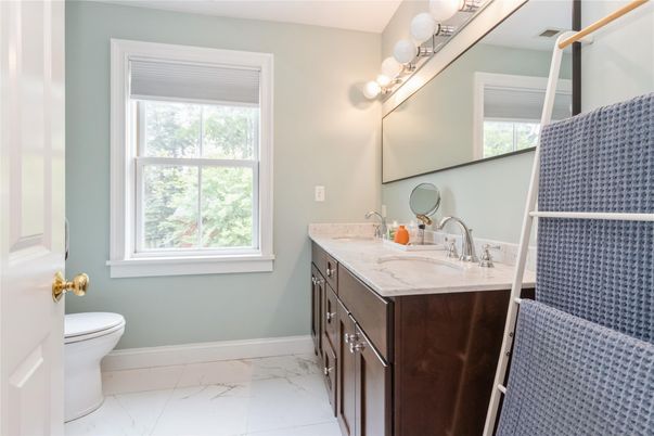 Bathroom, Dual Sink Vanities, Interior, Marble