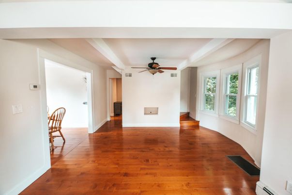 Empty room, Interior, Wood Texture Flooring