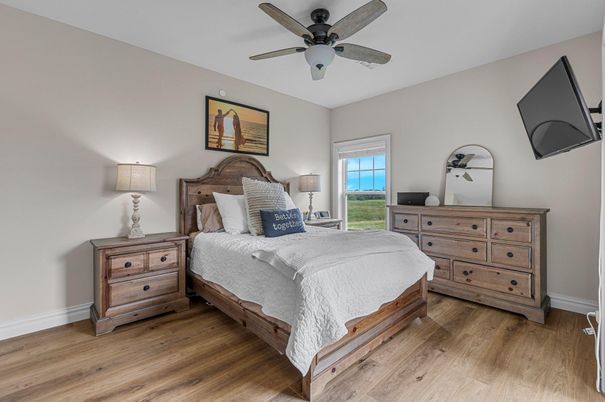 Bedroom, Interior, Wood Texture Flooring