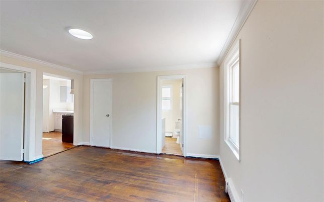 Bathroom, Empty room, Interior, Wood Texture Flooring