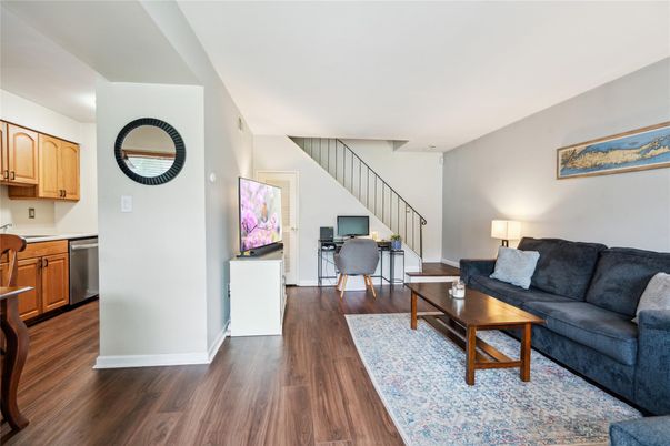 Interior, Kitchen, Living room, Wood Texture Flooring