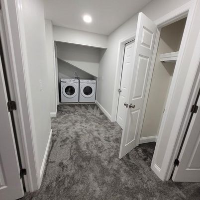 Interior, Recessed Lighting, Utility Closets, Washer