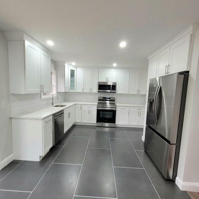 Interior, Kitchen, Recessed Lighting, Stainless Steel Appliances