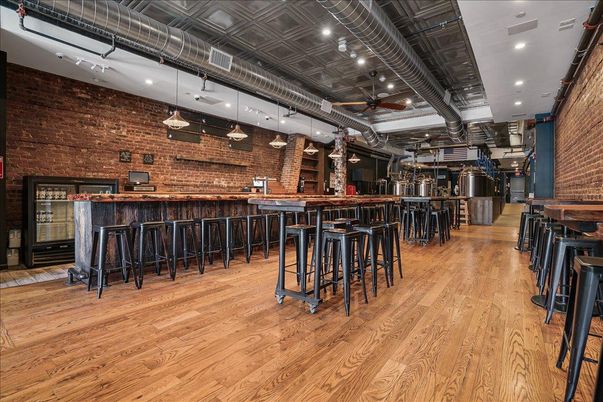 Interior, Pendant Lights, Recessed Lighting, Stone Walls, Wood Texture Flooring
