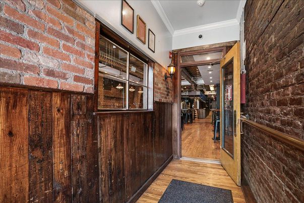 Interior, Recessed Lighting, Stone Walls, Wood Texture Flooring