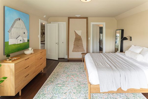 Bedroom, Interior, Wood Texture Flooring