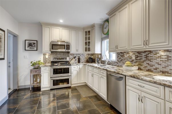 Interior, Kitchen, Recessed Lighting, Stainless Steel Appliances