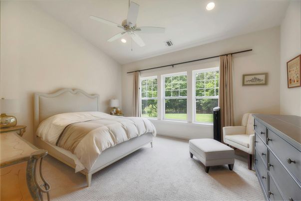 Bedroom, Interior, Recessed Lighting