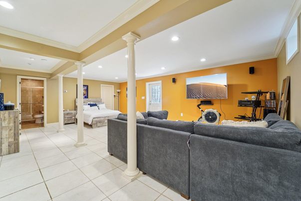 Bedroom, Interior, Living room, Recessed Lighting
