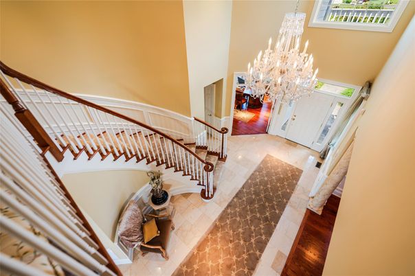 Chandelier, Interior, Wood Texture Flooring