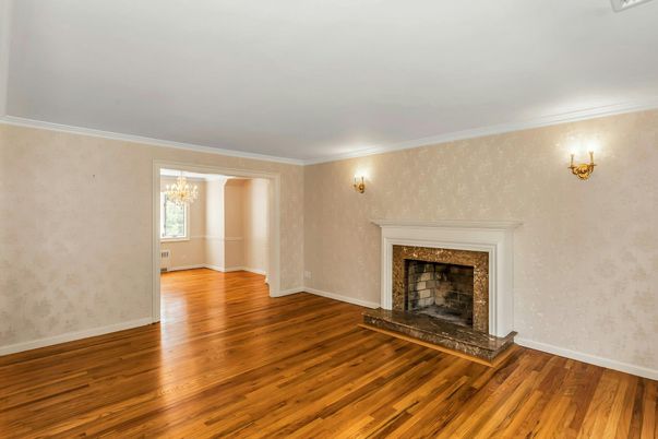 Empty room, Fireplace, Interior, Wood Texture Flooring