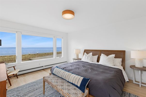 Bedroom, Interior, Water, Wood Texture Flooring