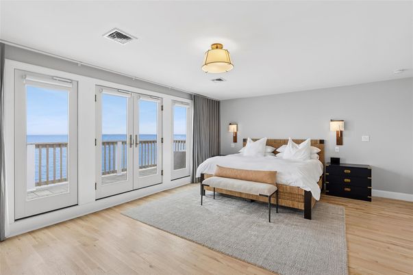 Bedroom, Interior, Water, Wood Texture Flooring