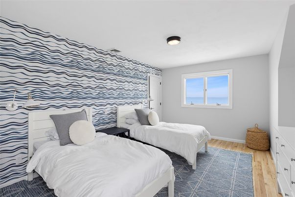 Bedroom, Interior, Water, Wood Texture Flooring