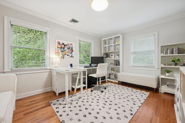 Home Office, Interior, Wood Texture Flooring