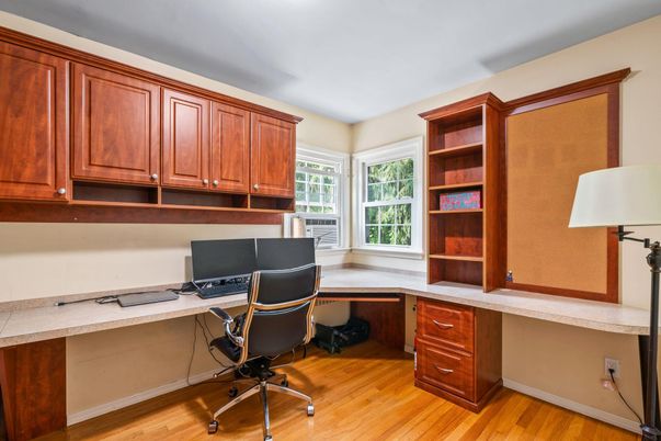 Home Office, Interior, Wood Texture Flooring