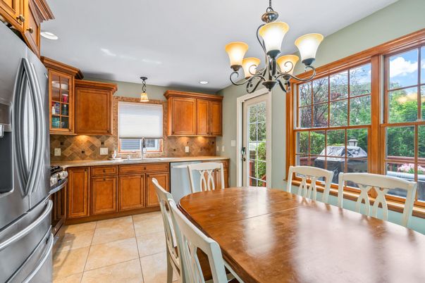 Dining room, Interior, Kitchen, Pendant Lights, Recessed Lighting