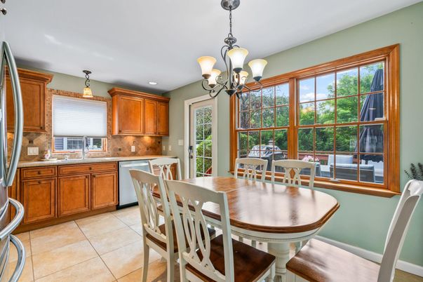 Chandelier, Dining room, Interior, Kitchen, Recessed Lighting