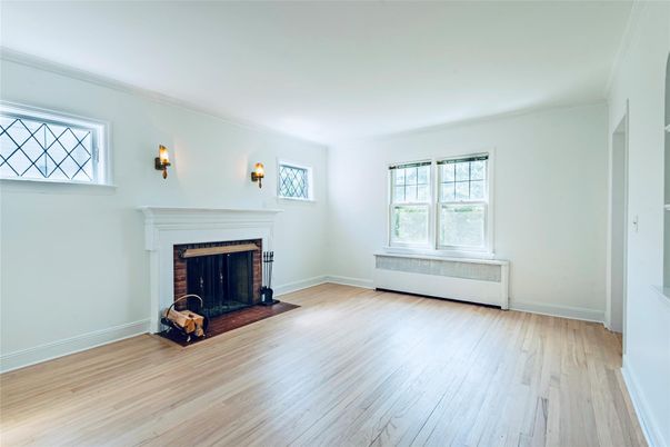 Empty room, Fireplace, Interior, Wood Texture Flooring