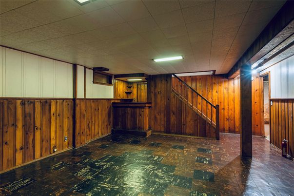 Empty room, Interior, Wooden Walls