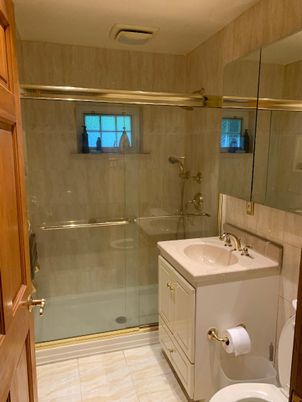 Bathroom, Glass Shower, Interior