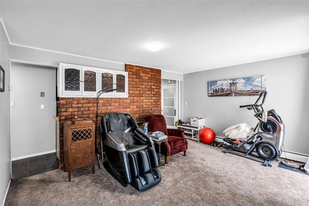 Fitness Equipment, Interior, Stone Walls
