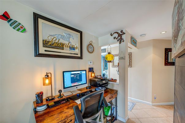 Home Office, Interior, Recessed Lighting