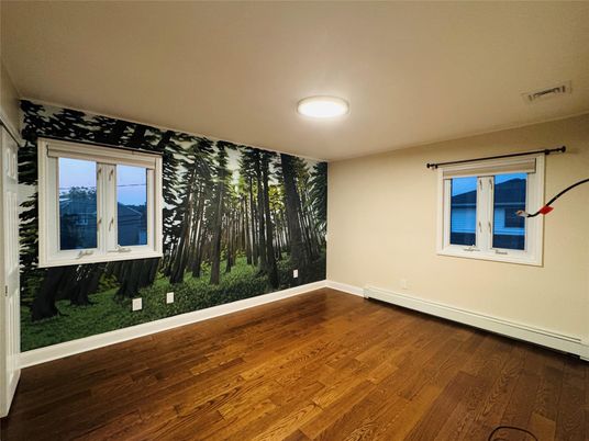 Empty room, Interior, Wood Texture Flooring