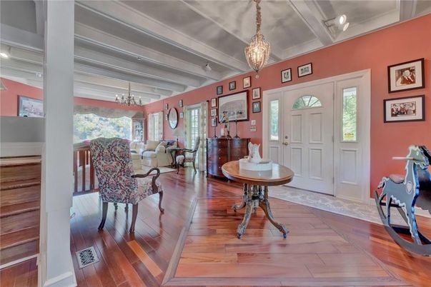 Chandelier, Interior, Pendant Lights, Wood Texture Flooring