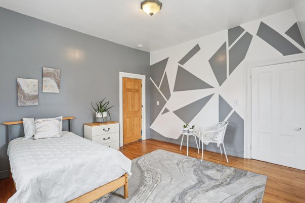 Bedroom, Interior, Wood Texture Flooring