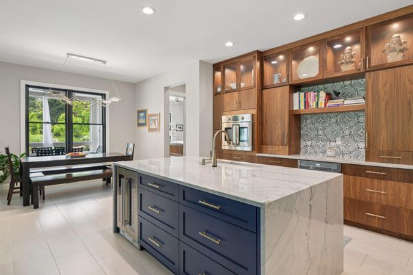 Dining room, Interior, Kitchen, Recessed Lighting