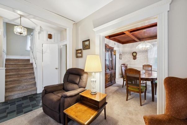 Dining room, Interior, Pendant Lights, Wooden Beams, Wooden Ceilings