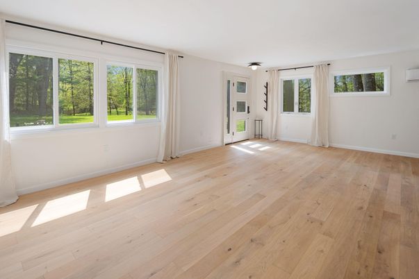 Empty room, Interior, Wood Texture Flooring