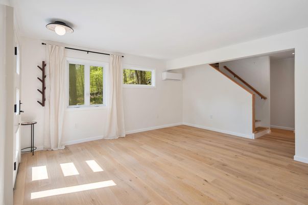 Empty room, Interior, Wood Texture Flooring