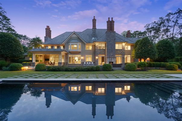 Backyard, Exterior, Facade, Pool, French Provincial
