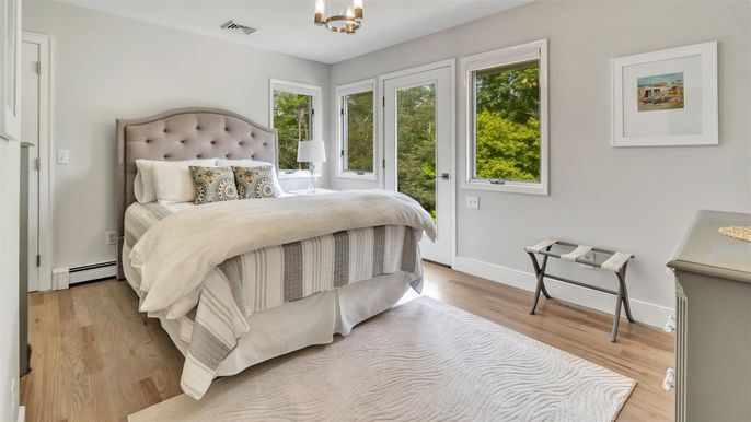 Bedroom, Interior, Wood Texture Flooring