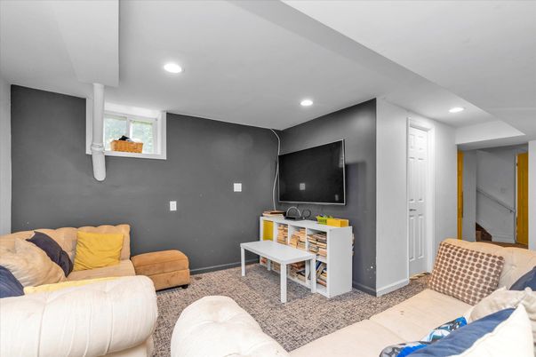 Interior, Living room, Recessed Lighting