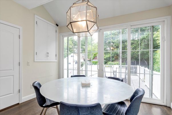 Dining room, Interior, Wood Texture Flooring