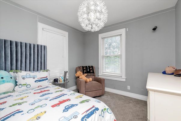 Bedroom, Chandelier, Interior