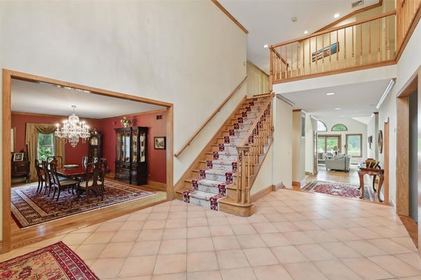 Chandelier, Dining room, Interior, Recessed Lighting