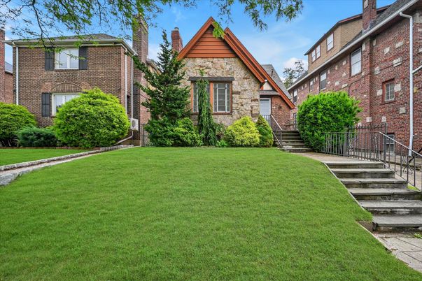 Exterior, Facade, Brick Facade, Tudor Revival
