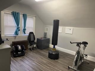Fitness Equipment, Interior, Wood Texture Flooring
