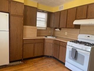Interior, Kitchen, Wood Texture Flooring