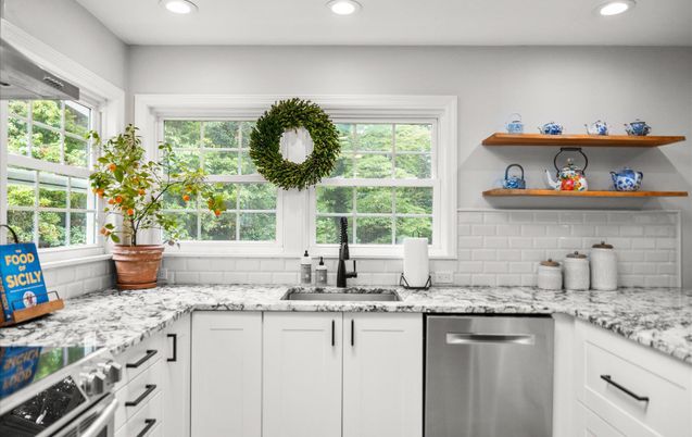 Interior, Kitchen, Recessed Lighting, Stainless Steel Appliances