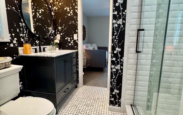 Bathroom, Glass Shower, Interior