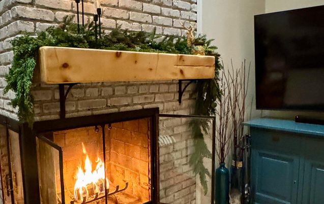 Exterior, Fireplace