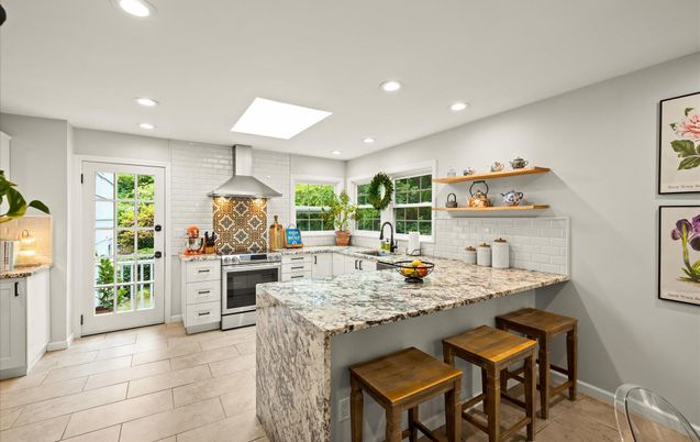 Interior, Kitchen, Recessed Lighting, Stainless Steel Appliances
